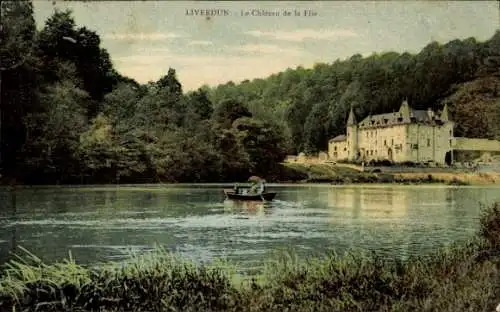 Ak Liverdun Meurthe et Moselle, Chateau de la Flie