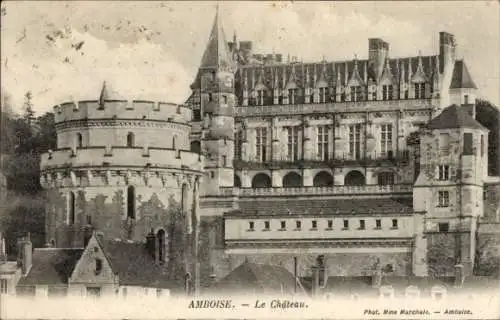 Ak Amboise Indre et Loire, Le Chateau