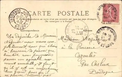 Ak Amboise Indre et Loire, le Mail