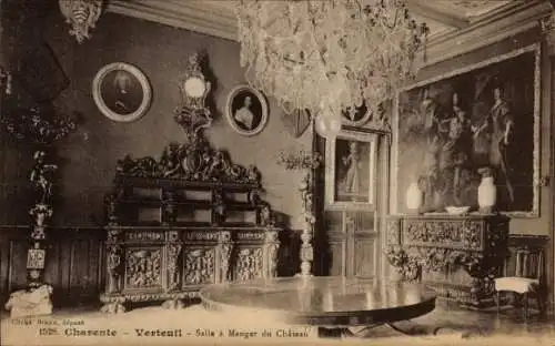 Ak Verteuil sur Charente, Schloss, Speisesaal