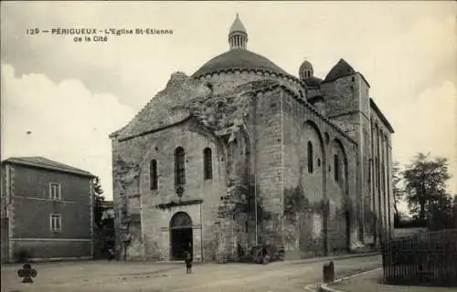 Ak Périgueux Dordogne, Kirche St-Etienne de la Cité