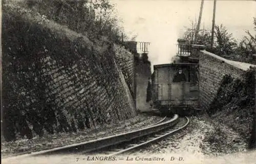 Ak Langres Haute Marne, La Cremaillere