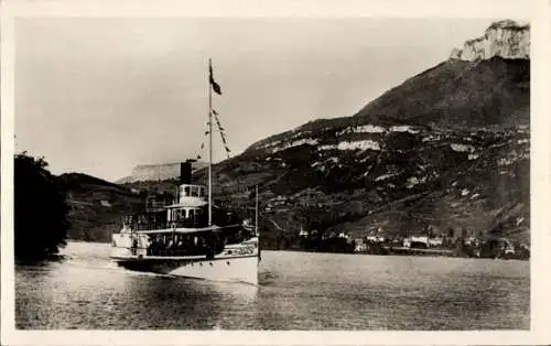 Ak Annecy Haute Savoie, Lac, Bateau France