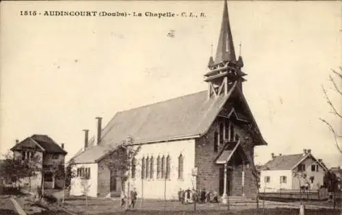 Ak Audincourt Doubs, La Chapelle