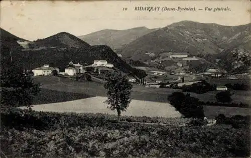 Ak Bidarray Pyrénées Atlantiques, vue generale