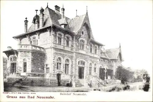 Ak Bad Neuenahr Ahrweiler Rheinland Pfalz, Bahnhof