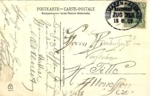 Ak Adenau, Panorama, von Knopp aus gesehen