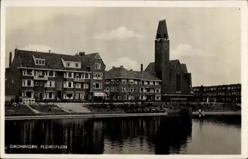 Ak Groningen Niederlande, Florisplein