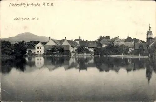 Ak Liebeschitz Liběšice u Litoměřic Region Aussig, Hoher Geitsch