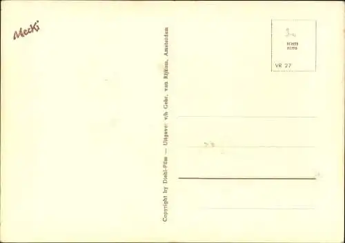 Ak Mecki der Igel mit Blumen, zeg het met bloemen