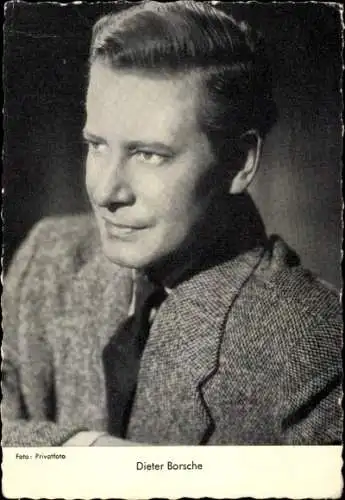 Ak Schauspieler Dieter Borsche, Portrait