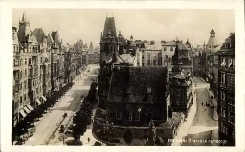 Judaika Ak Praha Prag Tschechien, Synagoge