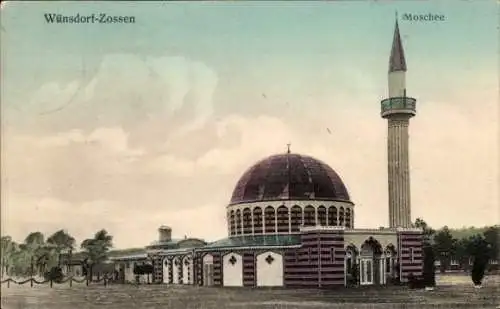 Ak Wünsdorf Zossen in Brandenburg, Truppenübungsplatz, Moschee