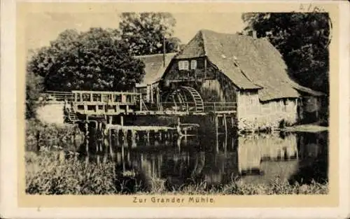 Ak Rotenbek Kuddewörde in Lauenburg, Grander Mühle