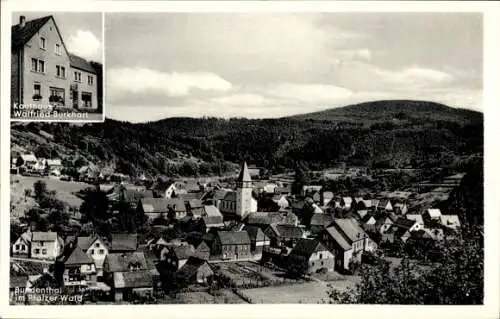 Ak Bundenthal in der Pfalz, Gesamtansicht, Kaufhaus Walfried Burkhart