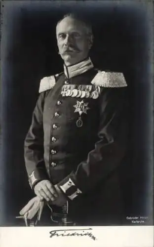 Ak Großherzog Friedrich II. von Baden, Orden, Badischer Landesverband vom Roten Kreuz