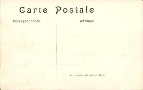 Ak Revigny Meuse, La Rue de la Paix après le bombardement