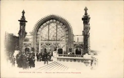 Ak Paris Frankreich, Exposition Universelle 1900, Palais de l'Horticulture Francaise