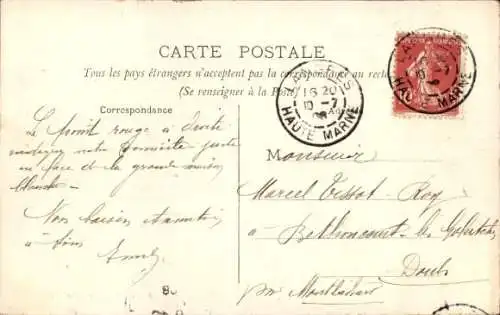 Ak Langres Haute Marne, Gesamtansicht