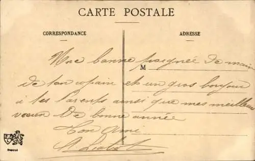 Ak Lyon Rhône, Gesamtansicht