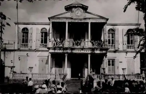 Ak Basse Terre Guadeloupe, Rathaus