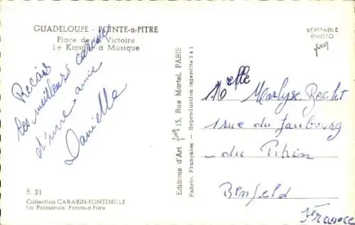 Ak Pointe à Pitre Guadeloupe, Musikkiosk