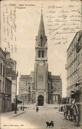 Ak Paris XVVaugirard, Kirche Saint Lambert