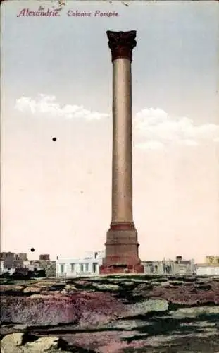 Ak Alexandria Ägypten, Colonne Pompée