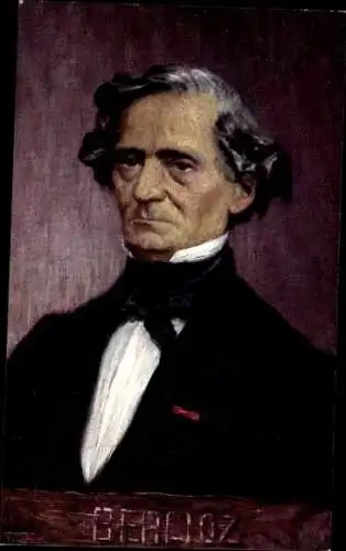 Künstler Ak Komponist Hector Berlioz, Portrait