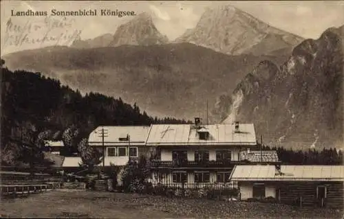 Ak Königsee Königssee Oberbayern, Landhaus Sonnenbichl