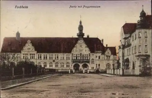 Ak Forchheim in Oberfranken Bayern, Progymnasium