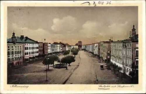 Ak Tittmoning in Oberbayern, Stadtplatz, Laufener Tor
