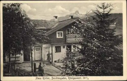 Ak Berchtesgaden in Oberbayern, Haus Körber, Königsseestraße 26