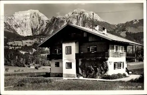 Ak Schönau am Königssee in Bayern, Landhaus und Pension Mooslehenklause, Inh. M. Ziener