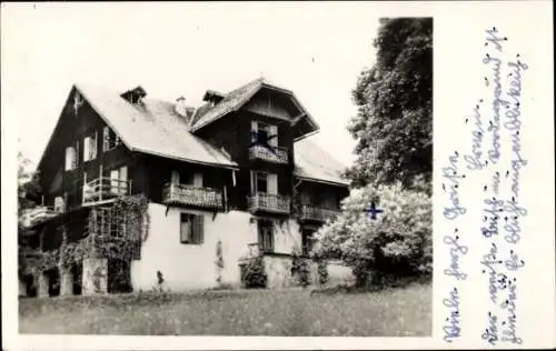 Foto Ak Ramsau im Berchtesgadener Land Oberbayern, Gasthaus