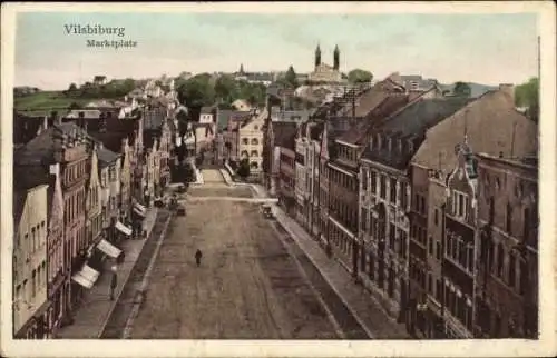 Ak Vilsbiburg in Niederbayern, Marktplatz