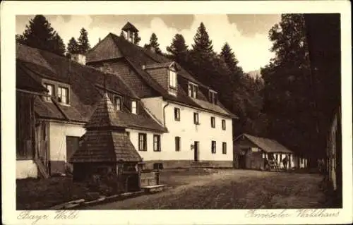 Ak Zwieslerwaldhaus Zwieseler Waldhaus Lindberg im Bayerischen Wald, Gasthaus Waldhaus