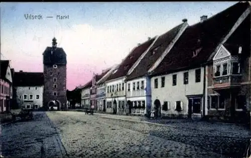 Ak Vilseck Oberpfalz Bayern, Markt