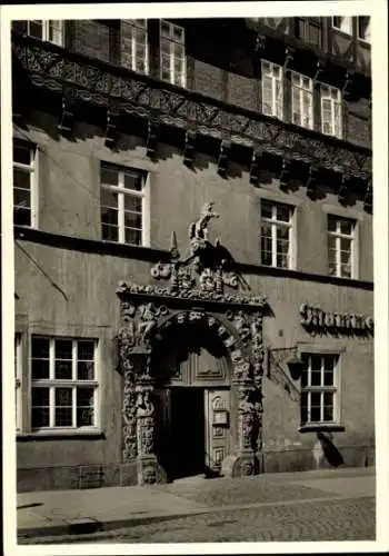 Ak Braunschweig in Niedersachsen, Mummehaus, erbaut um 1630