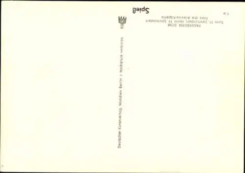 Ak Paderborn in Nordrhein Westfalen, Dom, Alexius Kapelle