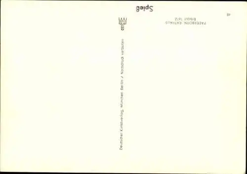 Ak Paderborn, Partie vom Rathaus, Brunnen