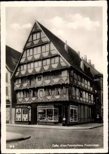 Ak Celle in Niedersachsen, Höppner Haus, Handlung, Altes Patrizierhaus, Poststraße