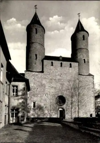 Ak Steinfeld Kall in der Eifel, Basilika, Westfassade 1150