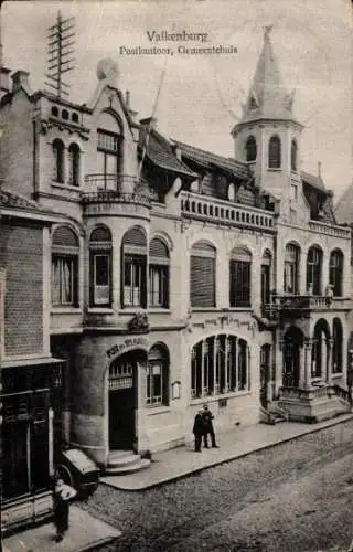 Ak Valkenburg (L.) Limburg Niederlande, Postamt, Rathaus