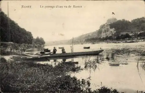 Ak Ivoz Ramet Flémalle Wallonien Lüttich, Le passage d'eau