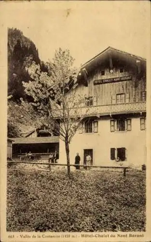 Ak Les Contamines Montjoie Haute Savoie, Hotel-Chalet du Nant Borant