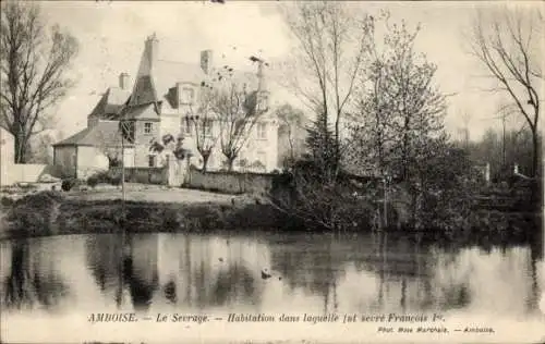 Ak Amboise Indre et Loire, Sevrage, Habitation dans laquelle fut sevre Francois 1