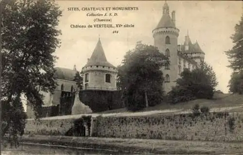 Ak Verteuil sur Charente, Chateau, XV siecle