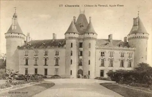 Ak Verteuil sur Charente, Chateau, Facade Sud