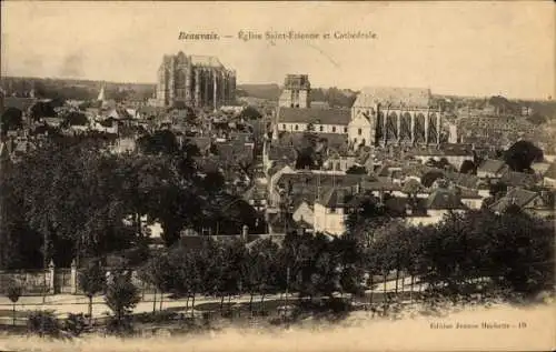 Ak Beauvais Oise, Eglise Saint-Etienne, Cathedrale